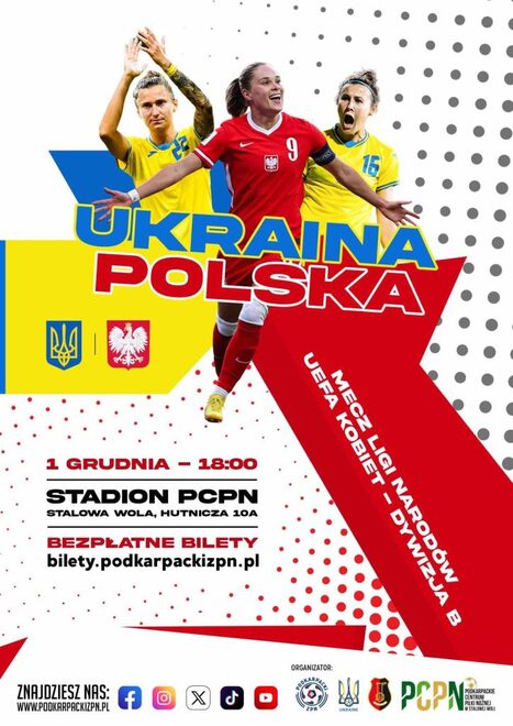 Bezpłatne bilety na mecz Polska - Ukraina