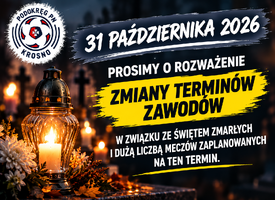Mecze 31 października - przed Świętem Zmarłych