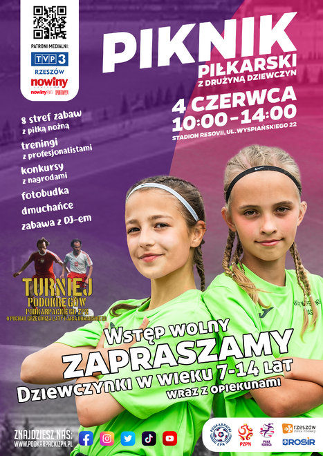 Piknik Piłkarski z drużyną dziewcząt