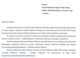 Program wsparcia - turnusy rehabilitacyjne