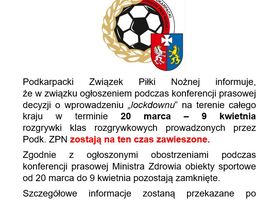 Rozgrywki zawieszone