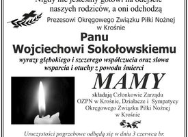 Wyrazy współczucia Prezesie